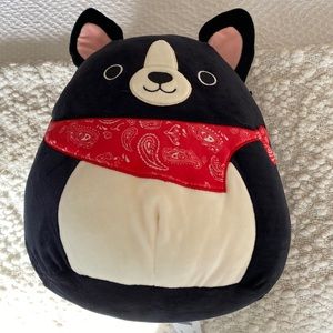 12” Dog with Red bandana Squishmallow